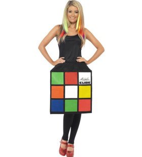 Rubiks Kubus Jurk Vrouw