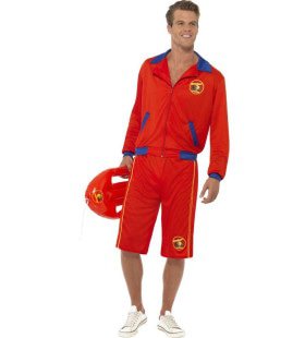 Heren Baywatch Man Kostuum