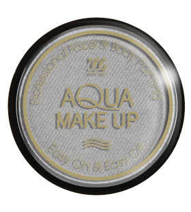 Aqua Make-Up Metallic Zilver 15 Gram