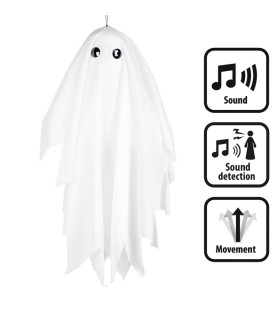 Hangdecoratie Spooky Casper Met Licht En Geluid