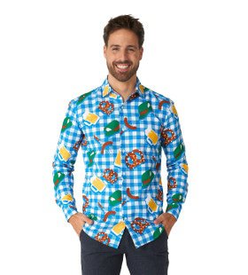 Octoberfest Checker Blouse Man