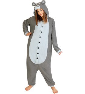 Geinig Nijlpaard Onesie Kostuum