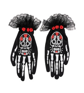 Skelet Handschoenen Catrina