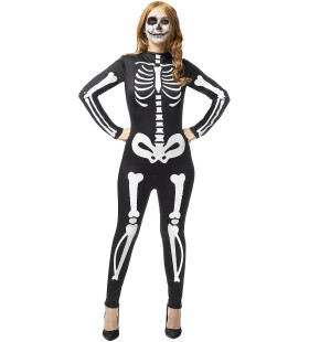 Magere Stacy Skeleton Vrouw Kostuum