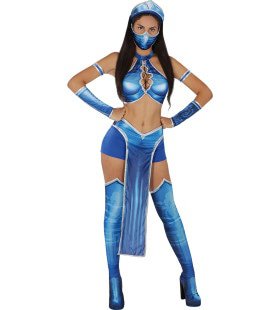 Kitana Mortal Kombat Vrouw Kostuum