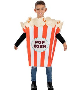 Pop Pop Popcorn Bakje Kind Kind Kostuum