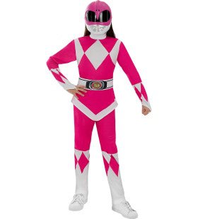 Kimberley Roze Power Ranger Kind Kind Kostuum