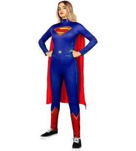 Supertastische Superheldin Supergirl Vrouw Kostuum