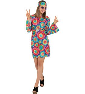 60s Hippie Costume For Women Vrouw Kostuum