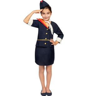 Stewardess Maartje Steward Meisje Kostuum