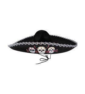 Mexicaanse Mariachi Skull Hoed