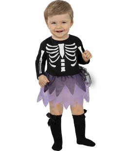 Heel Schattig Baby Skeletje Meisje Kostuum