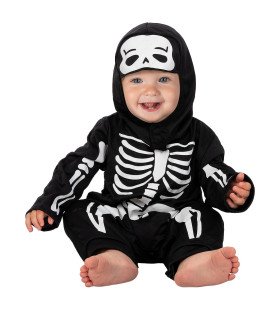 Baby Halloween Skelet Kind Kostuum