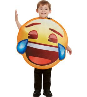 Lachen Van Het Huilen Emoji Smiley Kind Kostuum