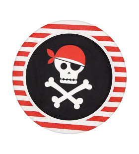 Pirates Party Borden 23 Centimeter 8 Stuks