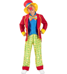 Jolly De Vrolijke Clown Jongen Kostuum