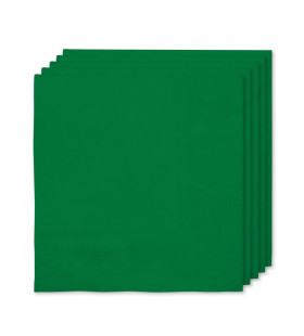 16 Groene Servetten 33x33cm