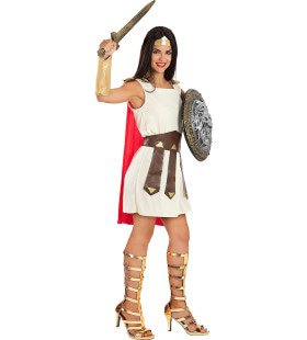 Onverslaanbare Romeinse Gladiator Achillia Vrouw Kostuum