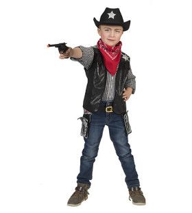 Cowboy Vest Nevada Zwart Jongen