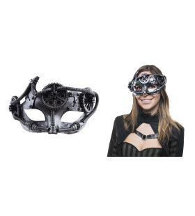 Steampunk Masker Met Tandwielen