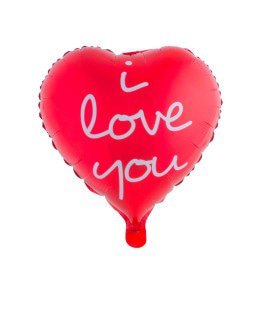 Folie Ballon Hartje I Love You 52cm (Leeg)