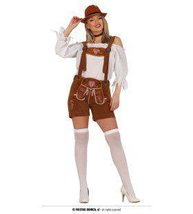 Korte Sexy Lederhosen Lotte Vrouw