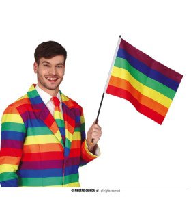 Shoutout To Be Proud Regenboog Vlag 35 45 Centimeter