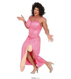 Enorm Grote Drag Queen Man Kostuum