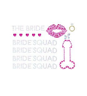 Bride Squad Bodystickers