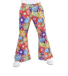 Hippie Symbolen Jaren 60 Broek Man