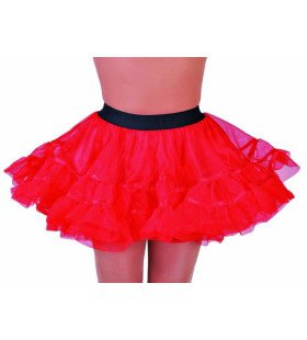 Rockabilly Petticoat Rood Vrouw