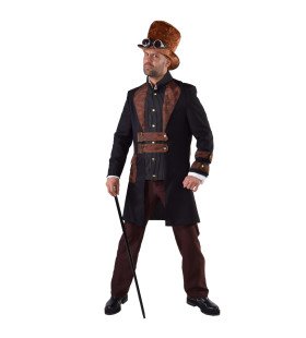 Steampunk Science Fiction Stoomkracht Man Kostuum