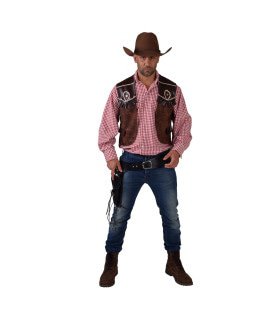 Cowboy Vest Wide Westen Butch Man