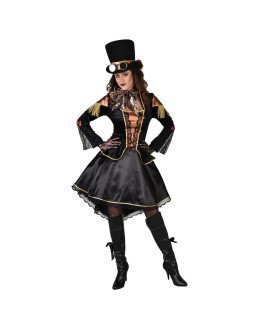 Moulin Rouge Steampunk Showgirl Vrouw Kostuum