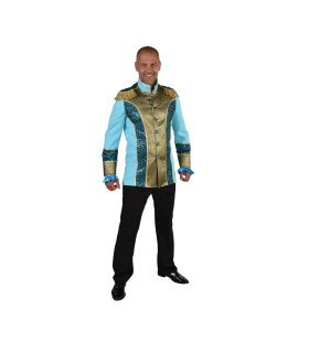 Unieke Uniform Jas Turquoise Man