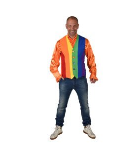 Regenboog Festival Vest Man