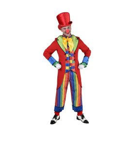 Dol Dwaas Regenboog Circus Kostuum Man