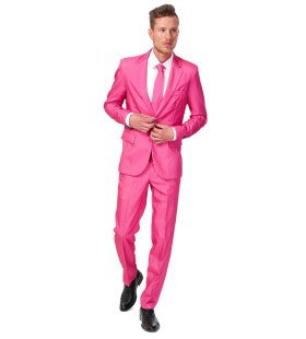 Dandy Dann Solid Pink Suitmeister Kostuum Man