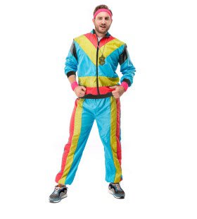 80s Trainingspak Nasa Carnaval Man Kostuum