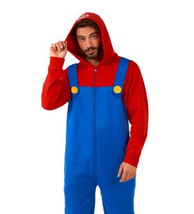 Next Level Super Mario Onesie Kostuum