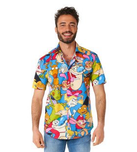 Rugrats Nickelodeon Cartoon Blouse Man