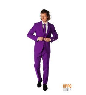 Paars Purple Prince Opposuit Kostuum Man