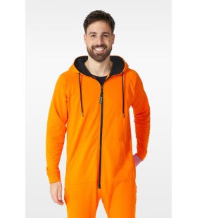 The Orange Hooded Onesie Man Kostuum