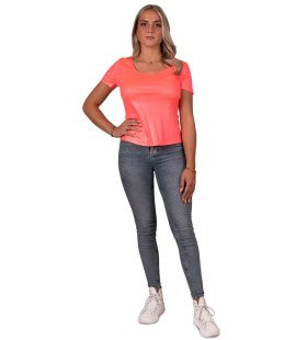 Shirt Neon Pink Disco Vrouw