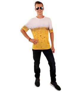 Goud Gele Rakker Bier T-Shirt