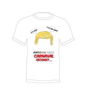 T-Shirt Trump America First Carnaval Second