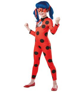 Deluxe Miraculous Ladybug Met Knuffeltje Kind Meisje Kostuum