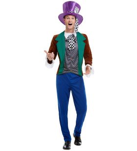 Zo Gek Als Een Mad Hatter Man Kostuum