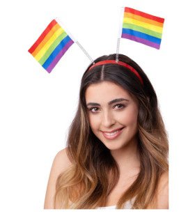 Pride Stripes Regenboog Bopper Haarband