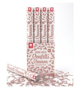 Confetti Kanon 50 Centimeter Roze 12 Stuks